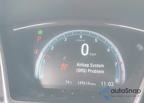 2016 Honda Civic Ex из США, поврежденный, VIN 2HGFC2F74GH501904